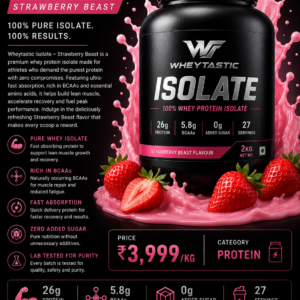 Wheytastic Isolate – Strawberry Beast