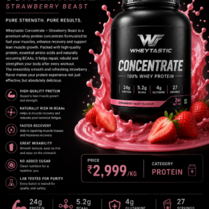 Wheytastic Concentrate – Strawberry Beast